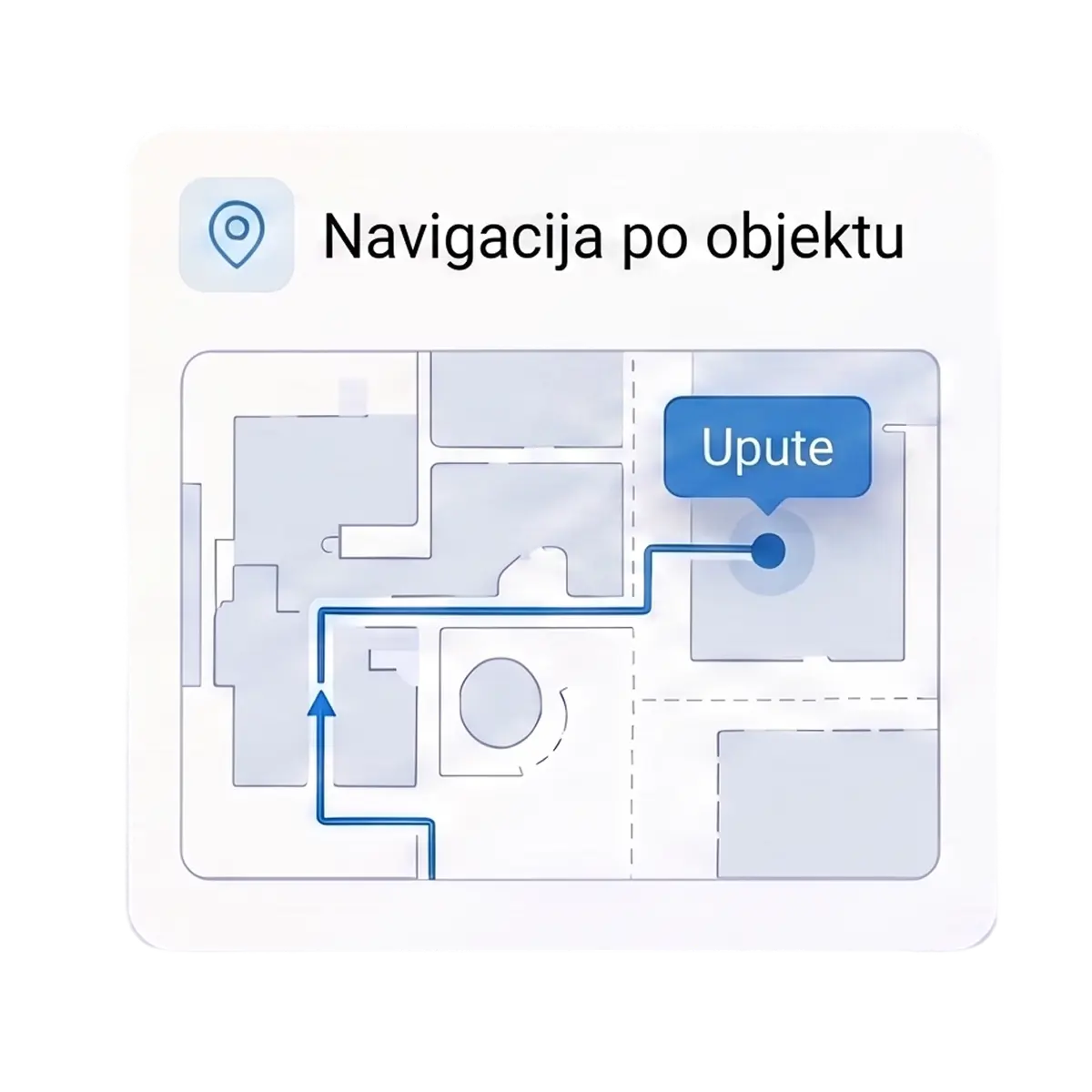 Kartica s navigacijom po lokaciji